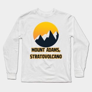 Mount Adams, stratovolcano Long Sleeve T-Shirt